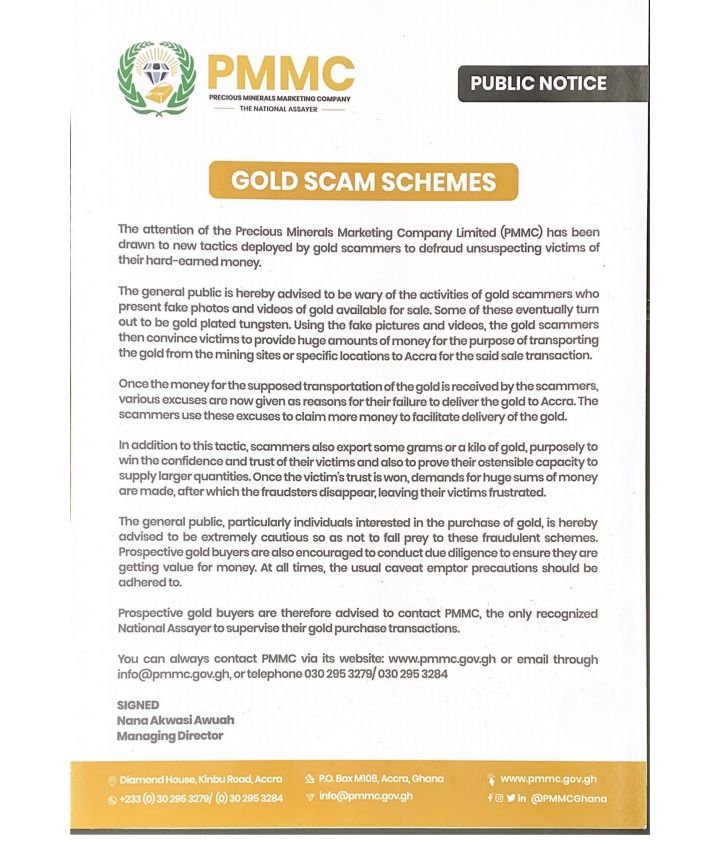The PMMC Public Notice 