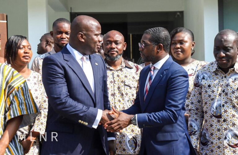 Dr. Norris Hammah, MDF Administrator and Samuel Abu Jinapor