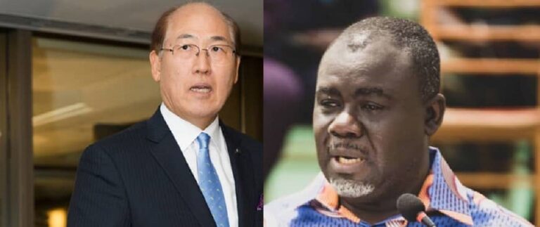 Kitack Lim, IMO Secretary General, and Kwaku Ofori Asiamah, Transport Minister