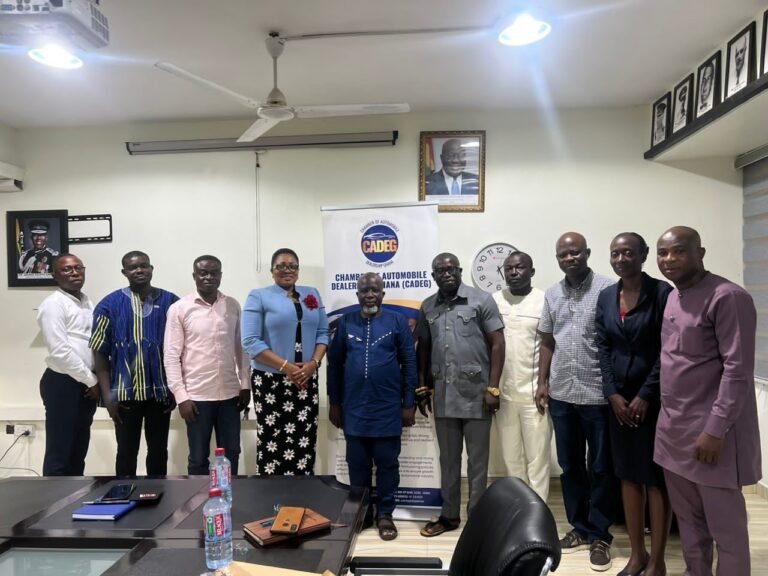 (4th left) DCOP Mrs. Faustina Agyeiwaa Kodua Andoh-Kwofie, CID Director General, with the CADEG delegation and the Head of Interpol Ghana