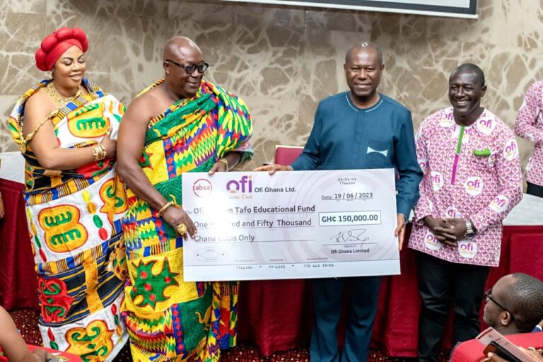 Donation to the Akyem Tafo Educational Fund