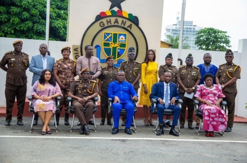 Some NEIP and Prisons officers after the launch