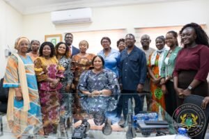 First Lady Rebecca Akufo-Addo flanked by other important dignitaries